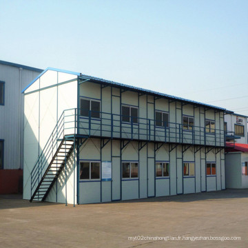 Domitoire temporaire de construction de maisons préfabriquées